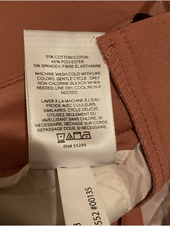 Express Lace-Up Shorts in Dusty Rose - Picture 5 of 5